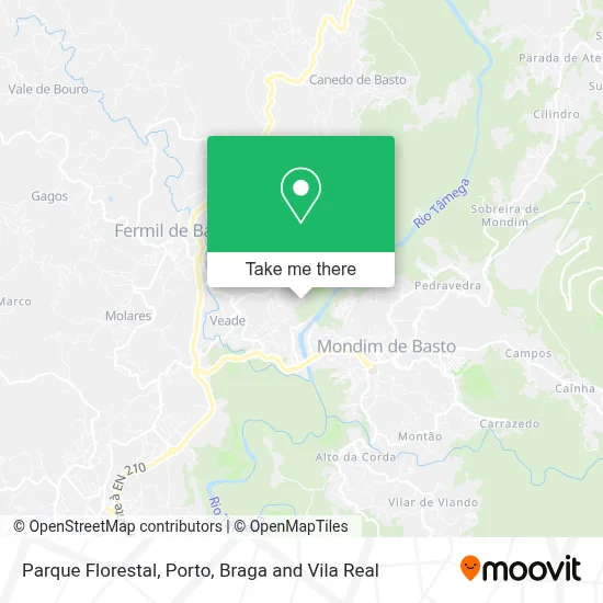 Parque Florestal map