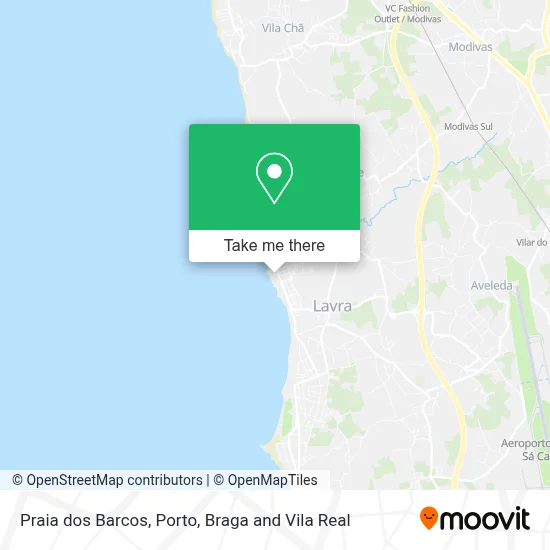 Praia dos Barcos map