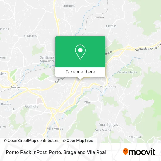 Ponto Pack InPost map