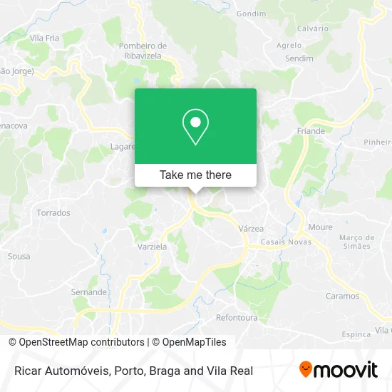 Ricar Automóveis mapa