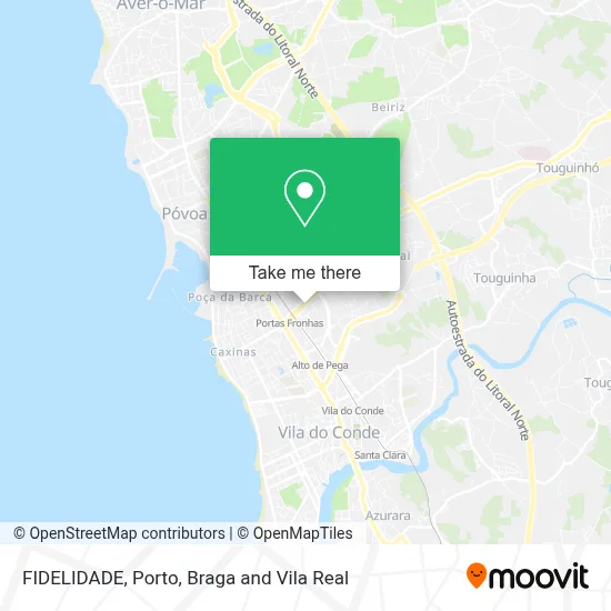 FIDELIDADE map