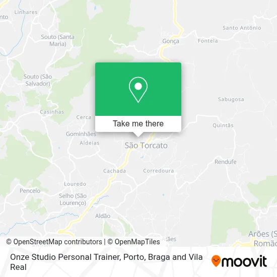 Onze Studio Personal Trainer map