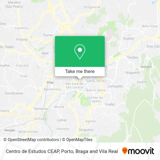 Centro de Estudos CEAP map