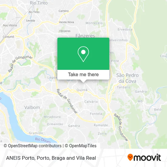 ANEIS Porto map