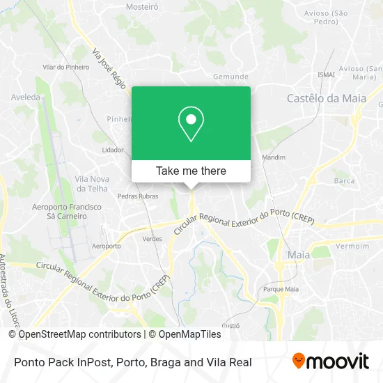 Ponto Pack InPost map