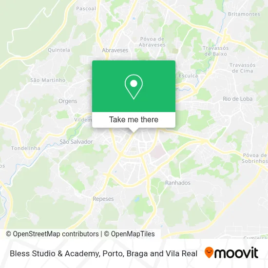 Bless Studio & Academy map