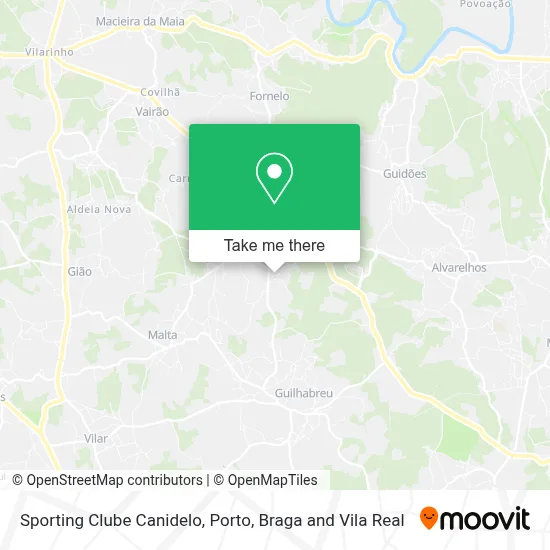 Sporting Clube Canidelo map