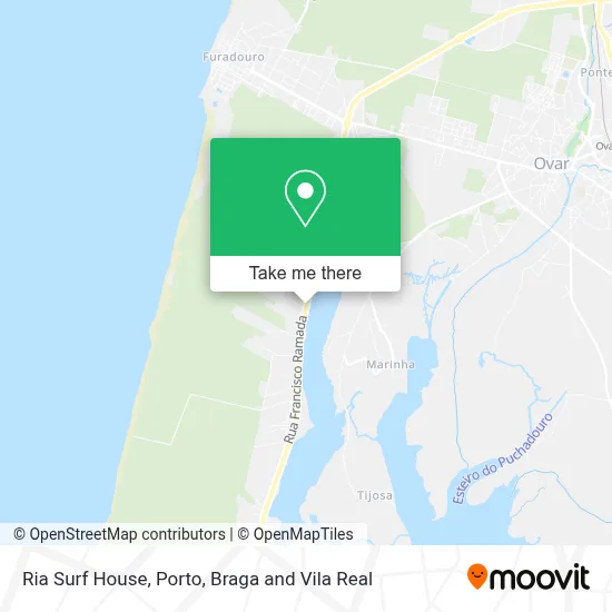 Ria Surf House mapa