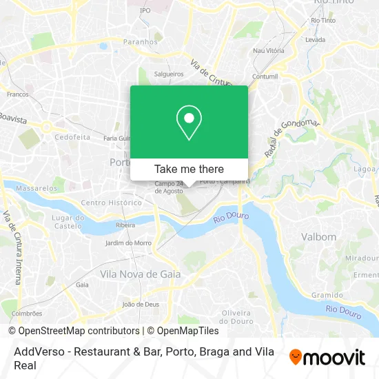 AddVerso - Restaurant & Bar map