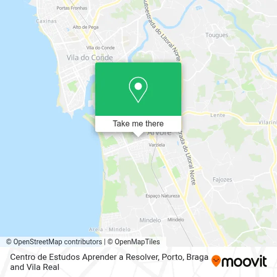 Centro de Estudos Aprender a Resolver map
