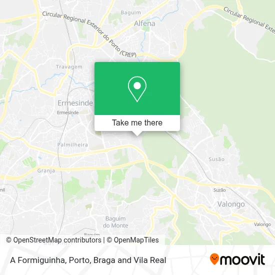 A Formiguinha map