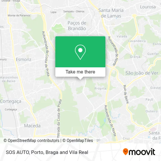 SOS AUTO map
