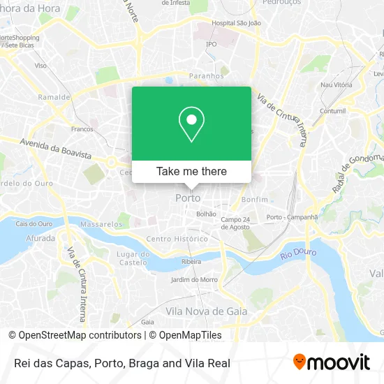 Rei das Capas map