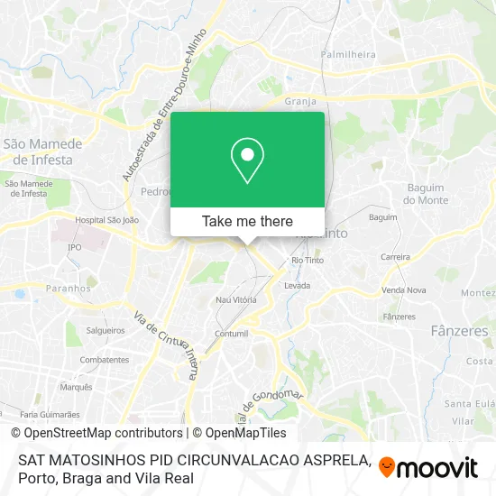 SAT MATOSINHOS PID CIRCUNVALACAO ASPRELA map