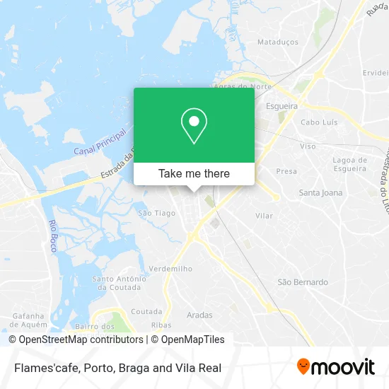 Flames'cafe map