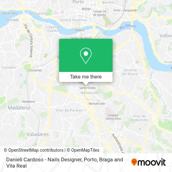 Danieli Cardoso - Nails Designer map