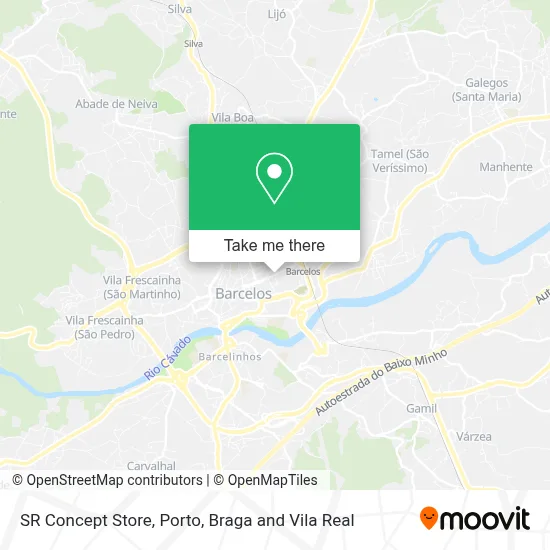 SR Concept Store map