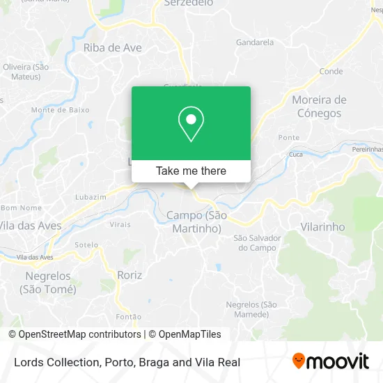 Lords Collection map