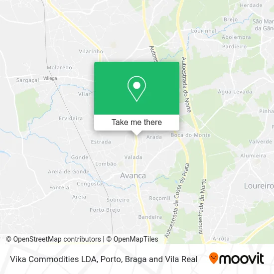 Vika Commodities LDA map