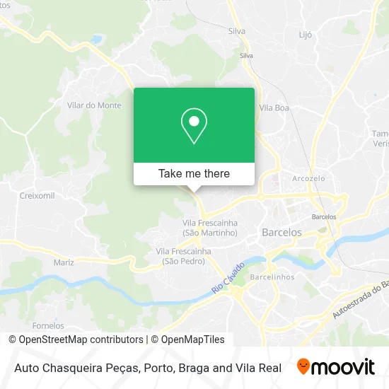 Auto Chasqueira Peças map