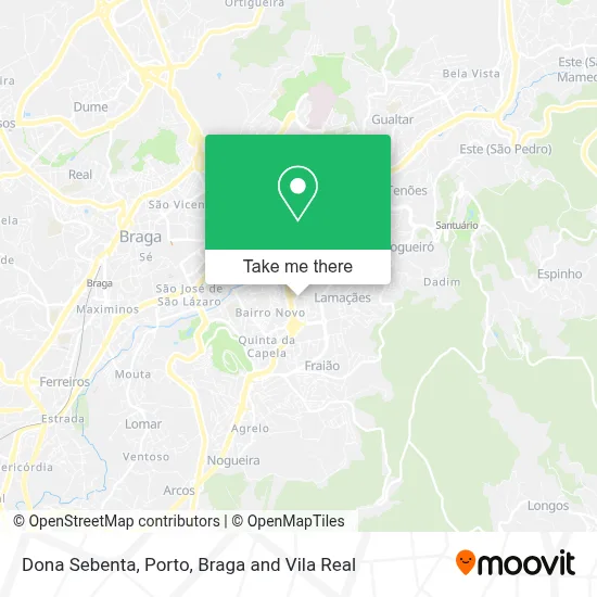 Dona Sebenta map