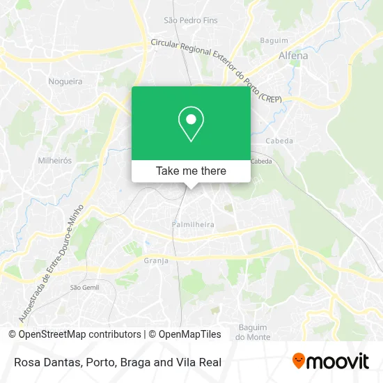 Rosa Dantas mapa