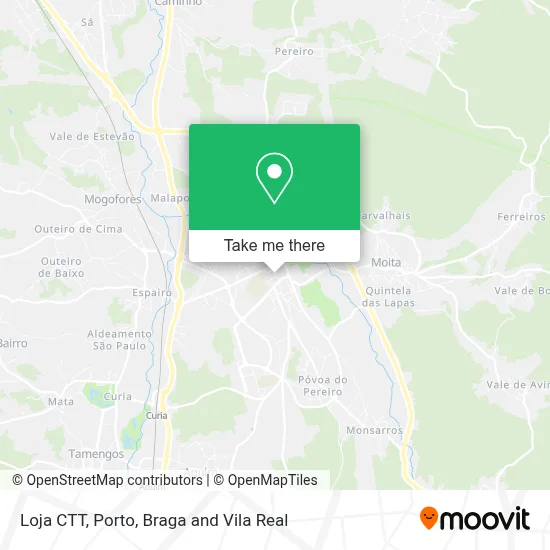 Loja CTT map