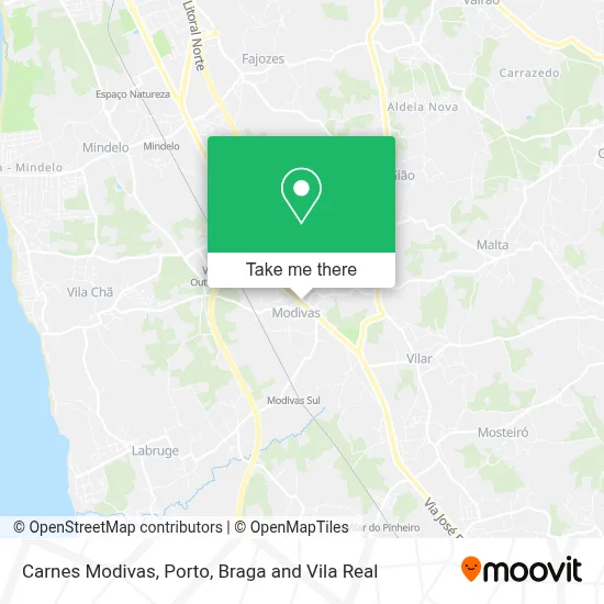 Carnes Modivas map