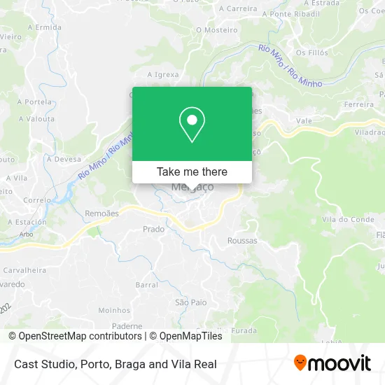 Cast Studio map