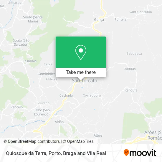 Quiosque da Terra map