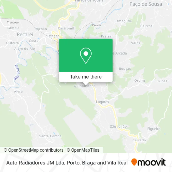 Auto Radiadores JM Lda map