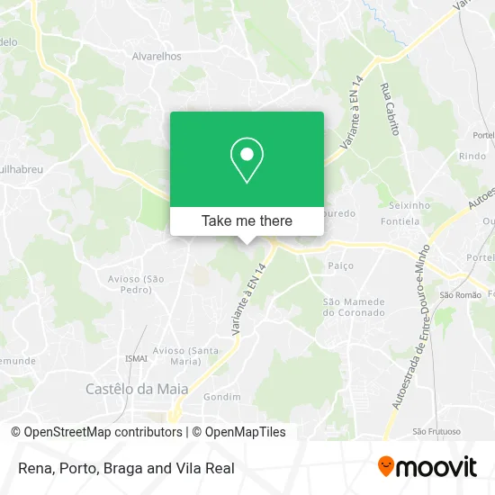 RENA mapa
