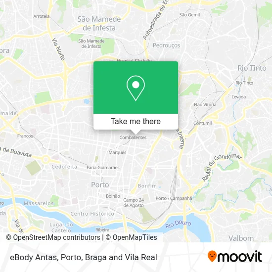 eBody Antas map