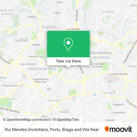 Rui Mendes Imobiliário map