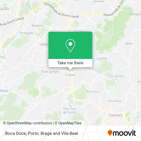 Boca Doce map