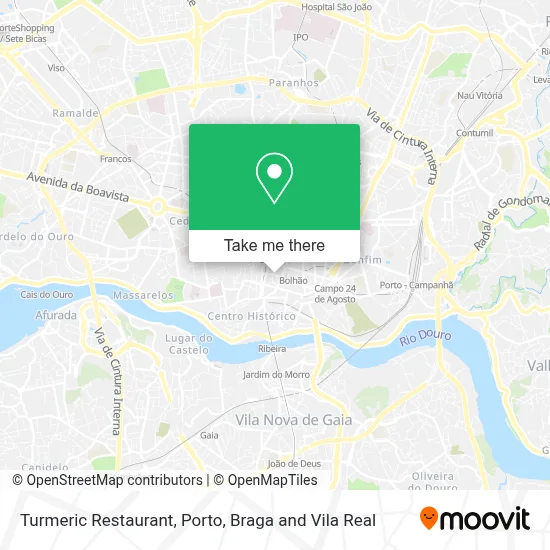 Turmeric Restaurant map