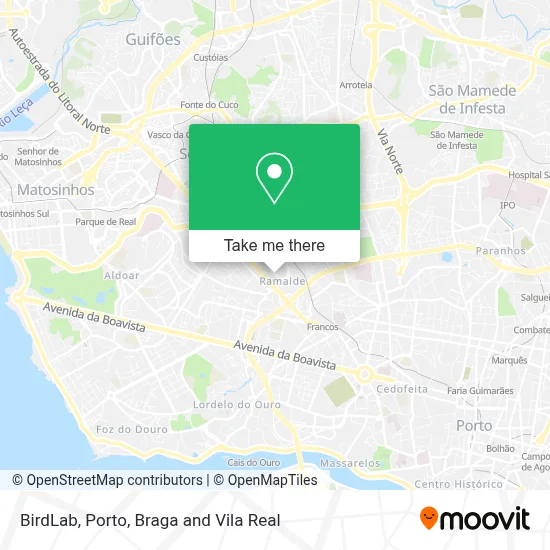 BirdLab map