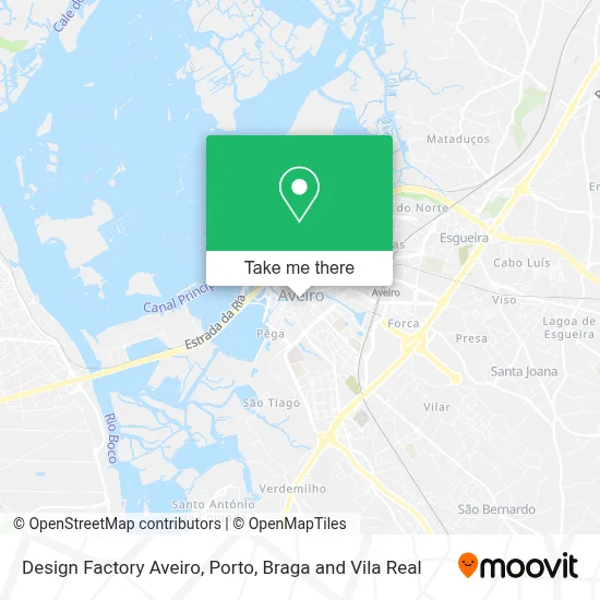 Design Factory Aveiro map