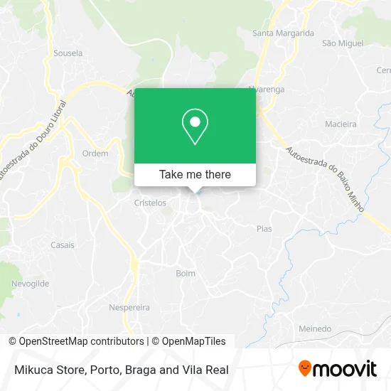 Mikuca Store map