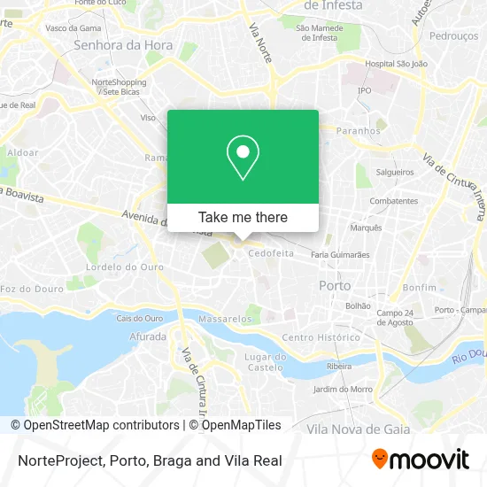 NorteProject map