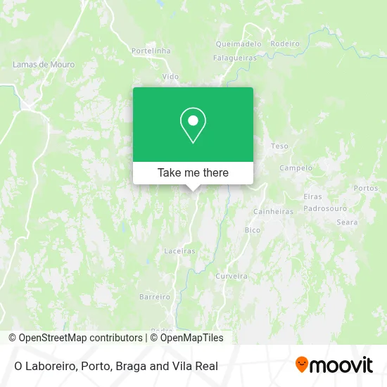 O Laboreiro map