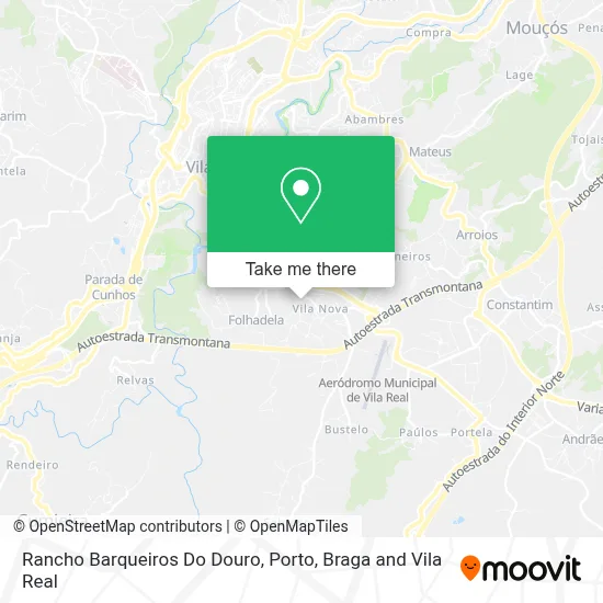 Rancho Barqueiros Do Douro map