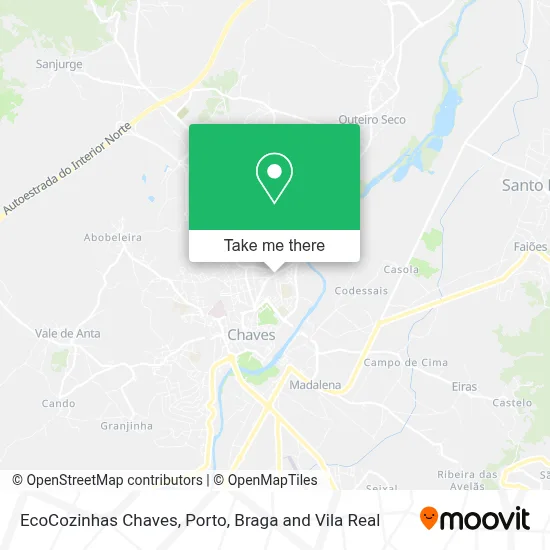 EcoCozinhas Chaves map