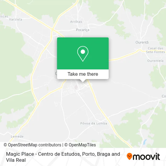Magic Place - Centro de Estudos map
