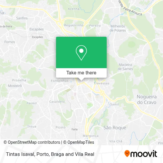 Tintas Isaval map