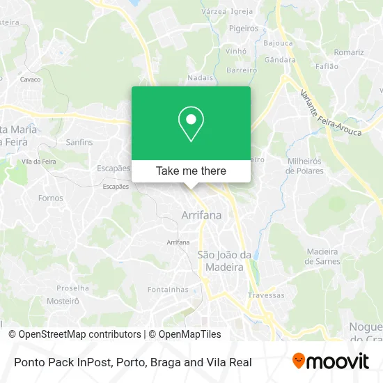 Ponto Pack InPost map