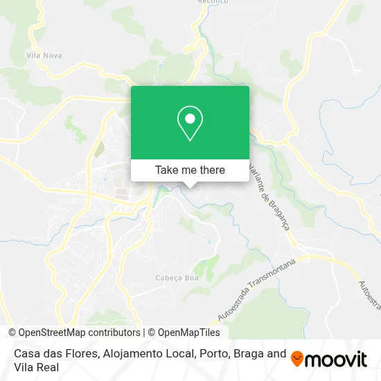 Casa das Flores, Alojamento Local map