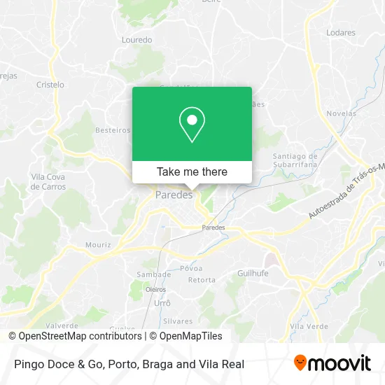 Pingo Doce & Go map