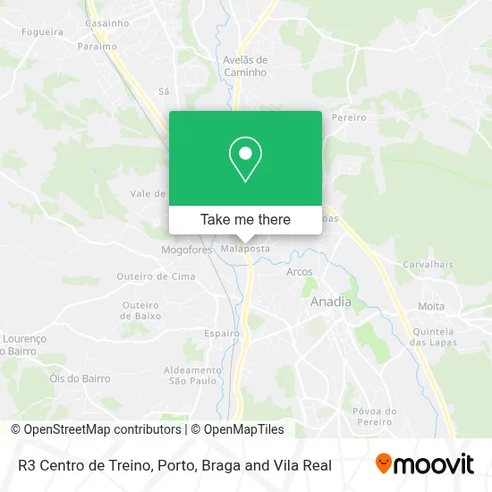 R3 Centro de Treino mapa