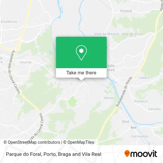 Parque do Foral map